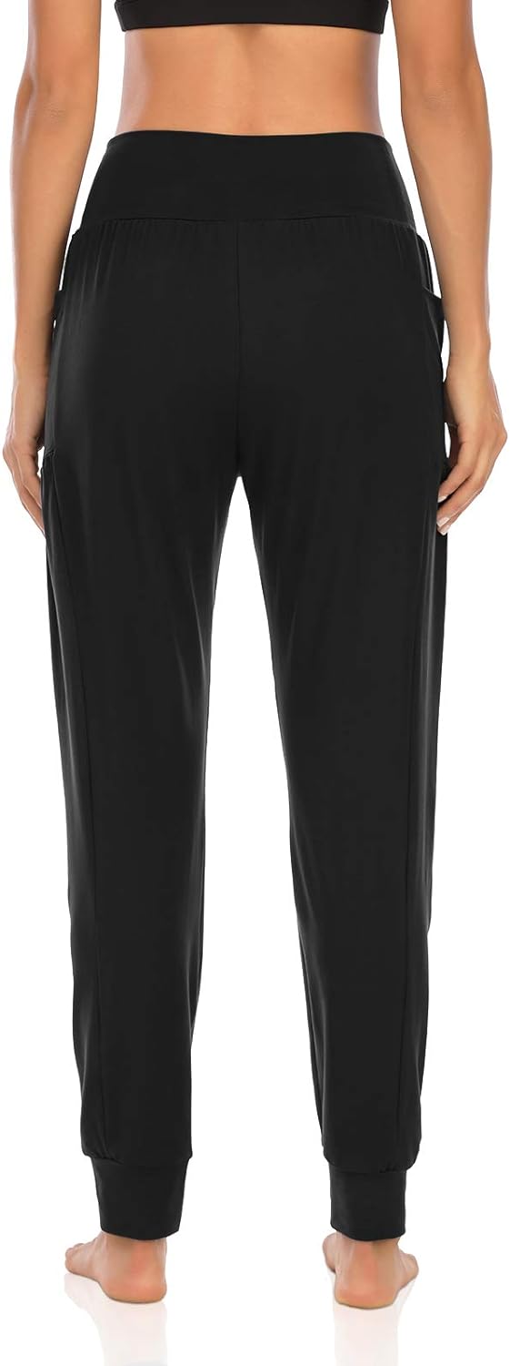 LouKeith Joggers for Women Yoga Pants Sweatpants Workout Pajama Harem ...